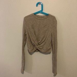 Cute crisscrossed crop top